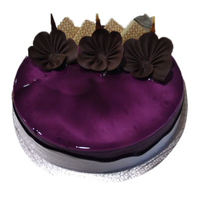 "Round shape Bluberry Cake  -1 Kg - Click here to View more details about this Product